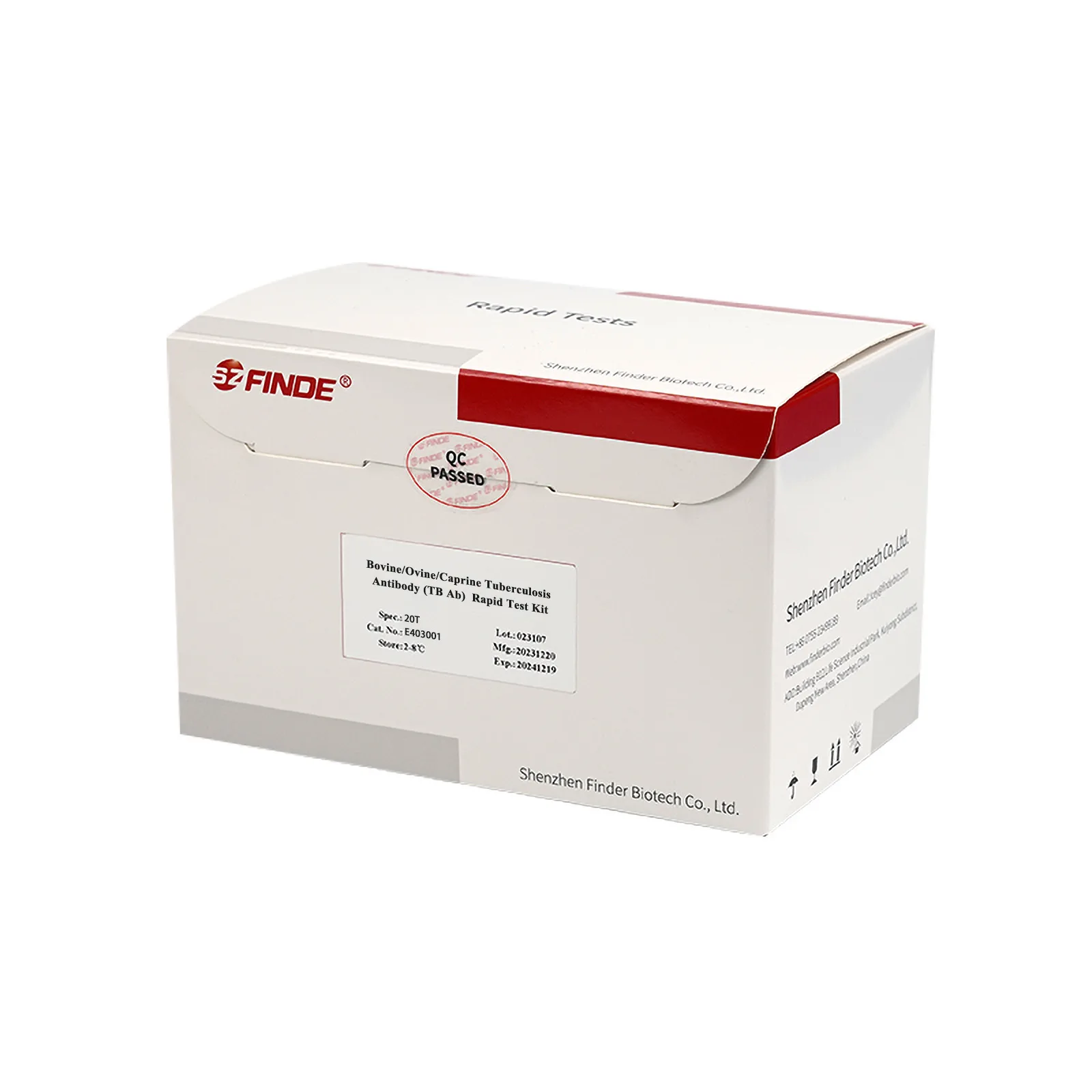 Bovine Ovine Hydatidosis Antibody Rapid Test Kit, HYD Ab strip